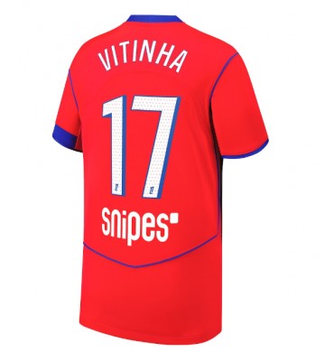Paris Saint-Germain Vitinha #17 Tredje Tröja 2025-26 Kortärmad